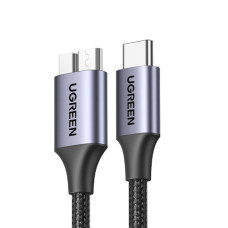 Ugreen Type-C to Micro B 3.0 Cable 5Gbps 3A Fast Data Sync Cord Drive Disk HDD SSD Case Cable